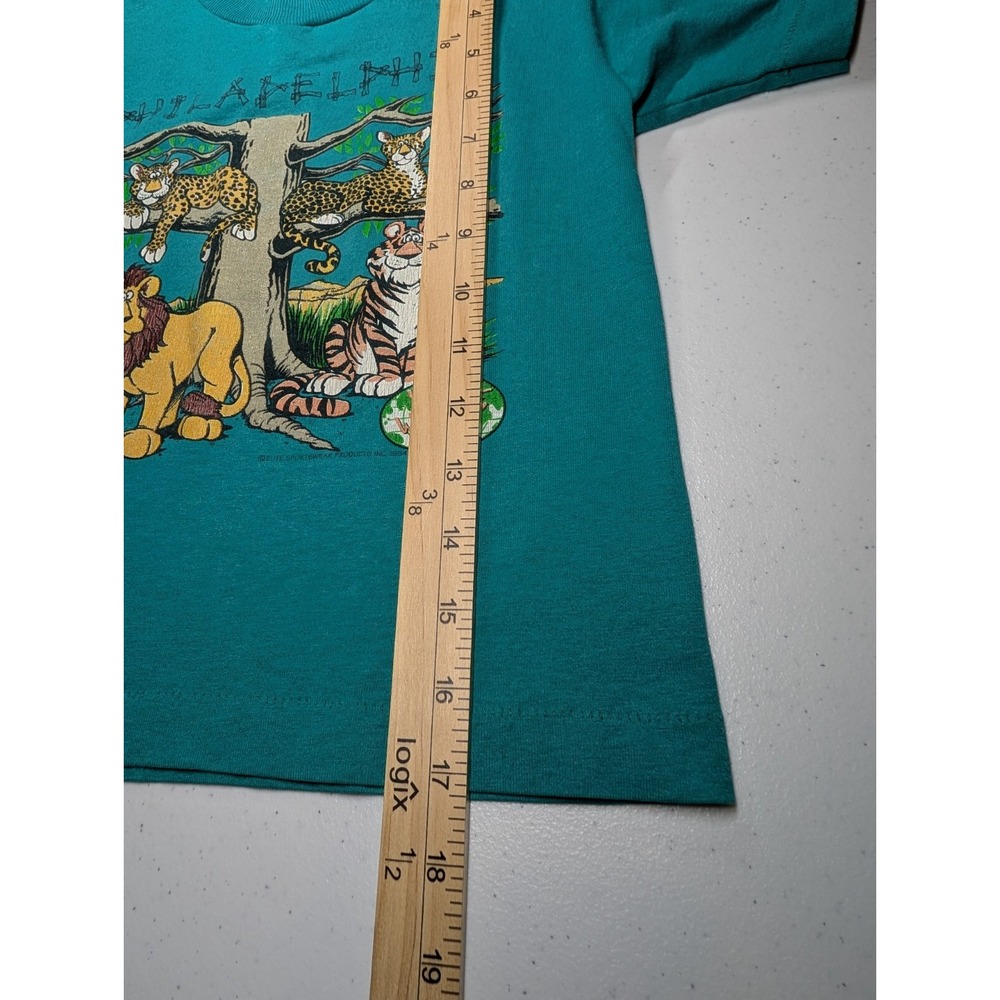 Vintage 1994 Philadelphia Zoo Childrens T Shirt 6-8 Best Kids‎ Wild Life Club - Picture 9 of 9